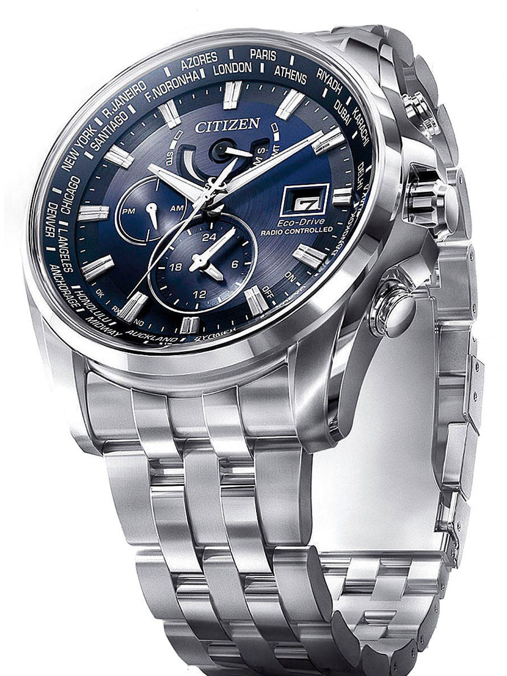 CITIZEN Mod. RADIO CONTROLLED WORLD TIME DUAL TIME
