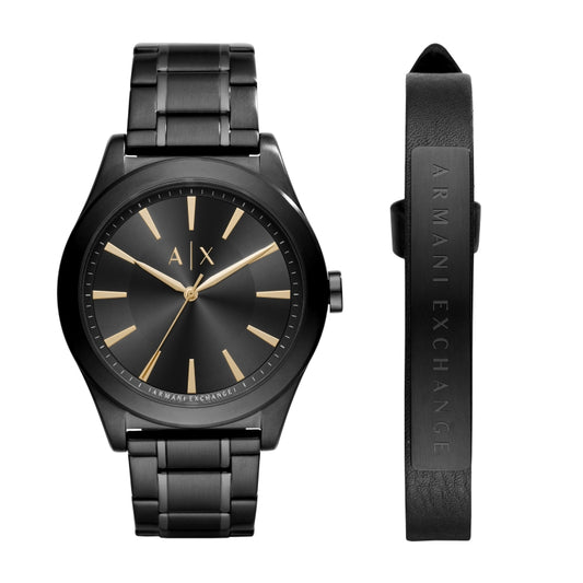AX ARMANI EXCHANGE Mod. NICO Set + bracelet