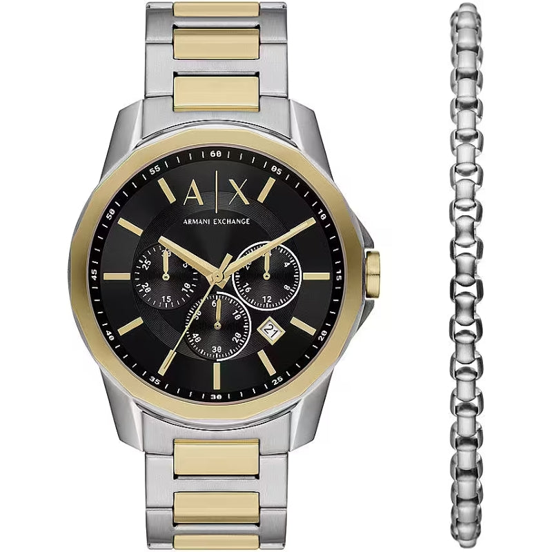 AX ARMANI EXCHANGE Mod. BANKS Special Pack + Bracelet