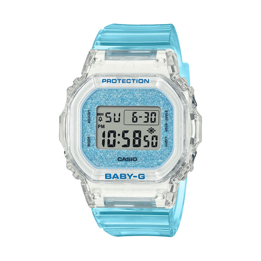 BABY-G Mod. 565 GLITTER CRYSTALS SERIE - LIGHT BLUE