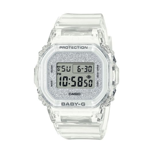 BABY-G Mod. 565 GLITTER CRYSTALS SERIE - SILVER