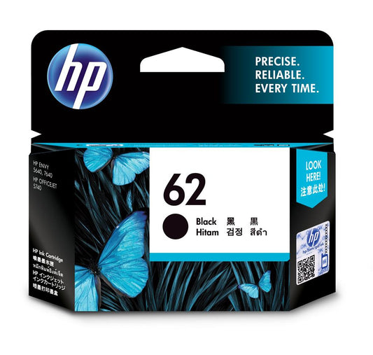 HP 62 Black Original Ink