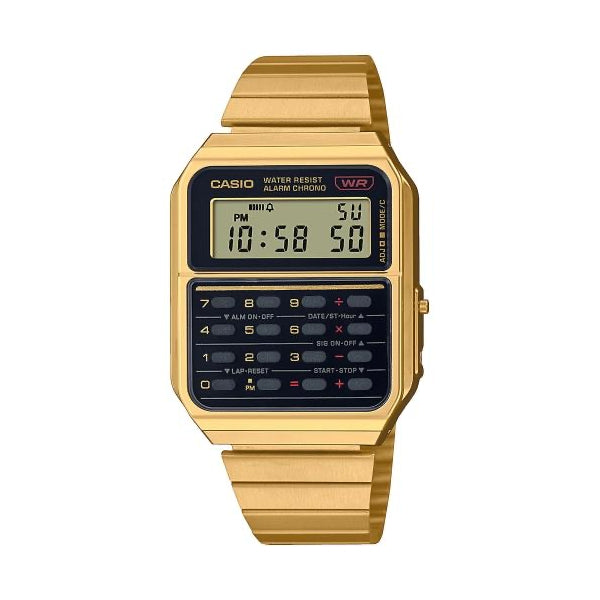 CASIO VINTAGE Mod. CALCULATOR EDGY COLLECTION - GOLD ***SPECIAL PRICE***