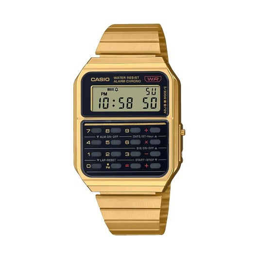 CASIO VINTAGE Mod. CALCULATOR EDGY COLLECTION - GOLD ***SPECIAL PRICE***