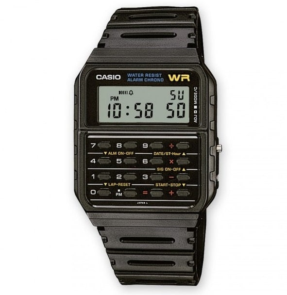 CASIO VINTAGE Mod. CALCULATOR EDGY COLLECTION - BLACK