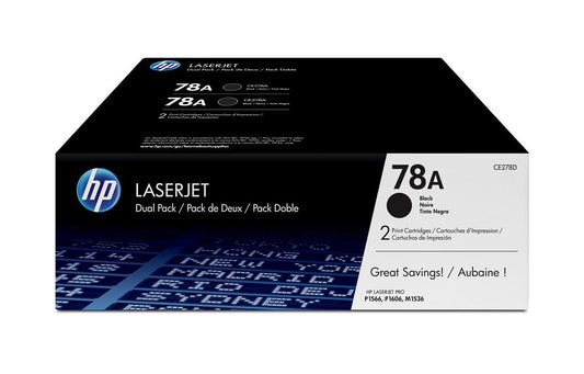 HP 78A 2pack Black LaserJet