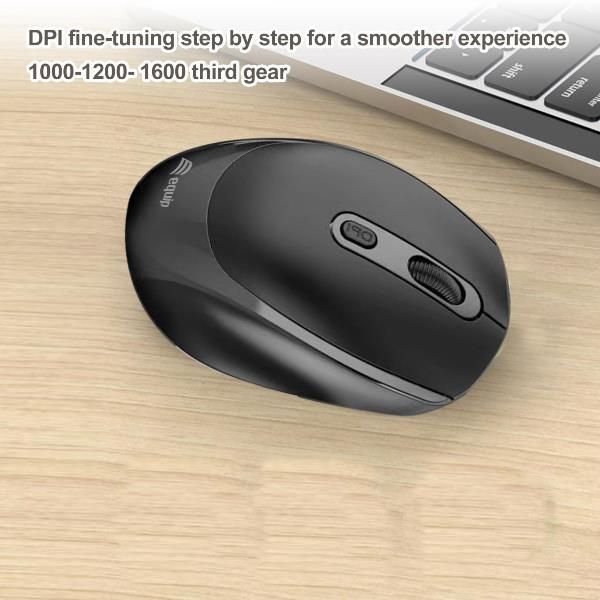 EQUIP 245122 - MOUSE WIRELESS - 4 PULSANTI - DPI SWITCH (800/1200/1600)
