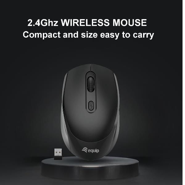 EQUIP 245122 - MOUSE WIRELESS - 4 PULSANTI - DPI SWITCH (800/1200/1600)
