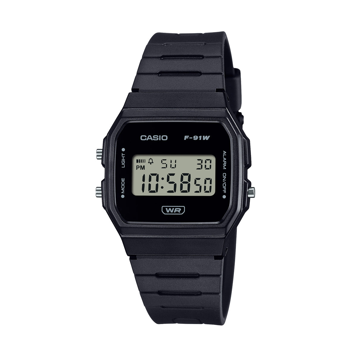 CASIO VINTAGE Mod. F-91 BIO RESIN STRAP - BLACK