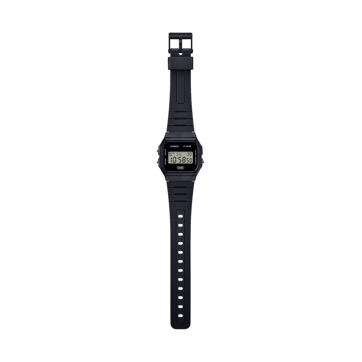 CASIO VINTAGE Mod. F-91 BIO RESIN STRAP - BLACK