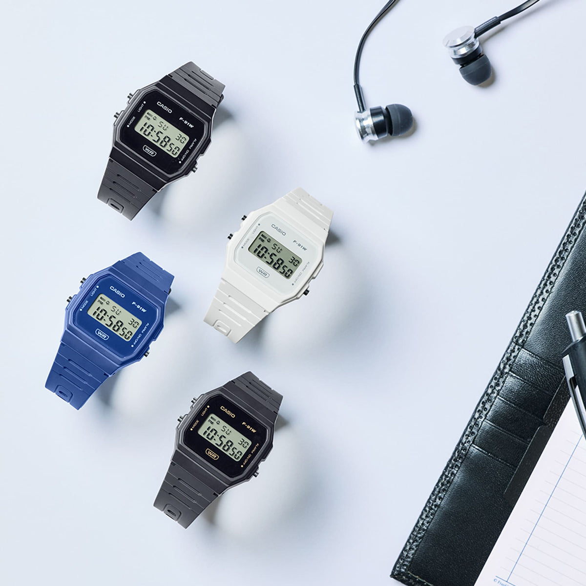 CASIO COLLECTION & VINTAGE WATCHES Mod. F-91WB-2A1EF
