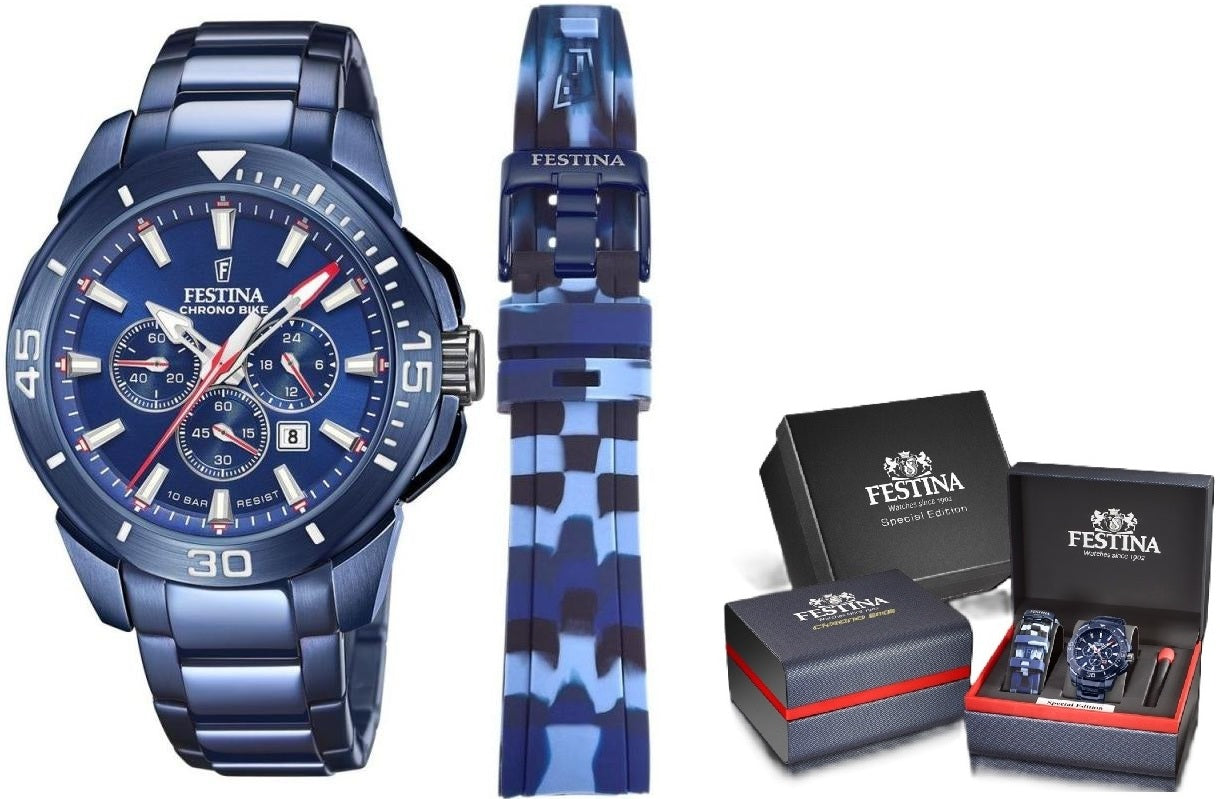 FESTINA Mod. CHRONO BIKE - SPECIAL EDITION + Extra strap