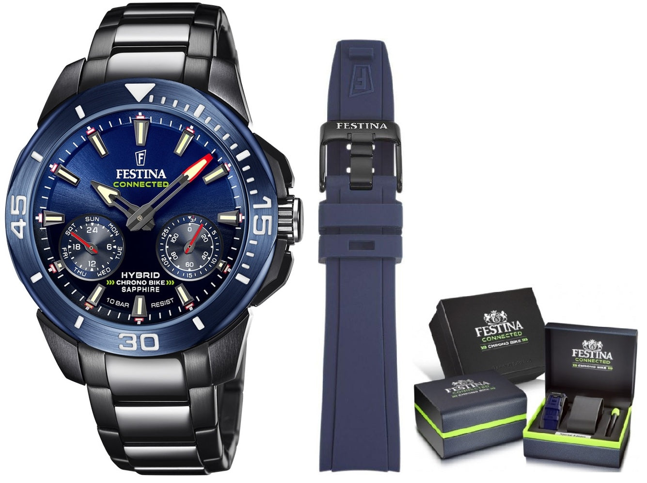 FESTINA Mod. CHRONO BIKE SPECIAL EDITION CONNECTED + Extra strap