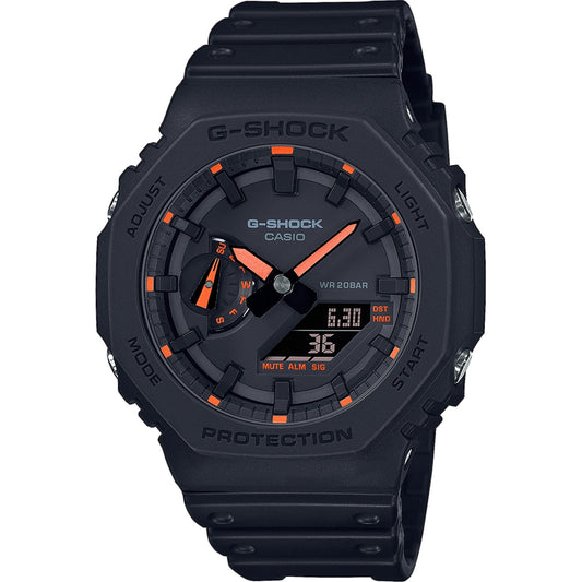 CASIO G-SHOCK Mod. OAK - Neon Orange Indexes