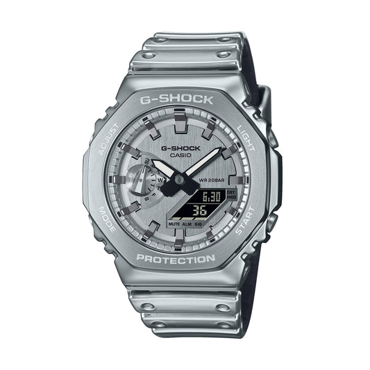 CASIO G-SHOCK Mod. OAK - FINE METALLIC SERIES - SILVER