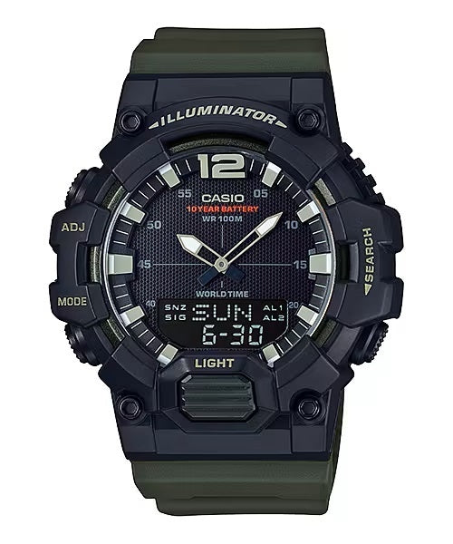 CASIO SPORT Mod. ILLUMINATOR Black - Army Green