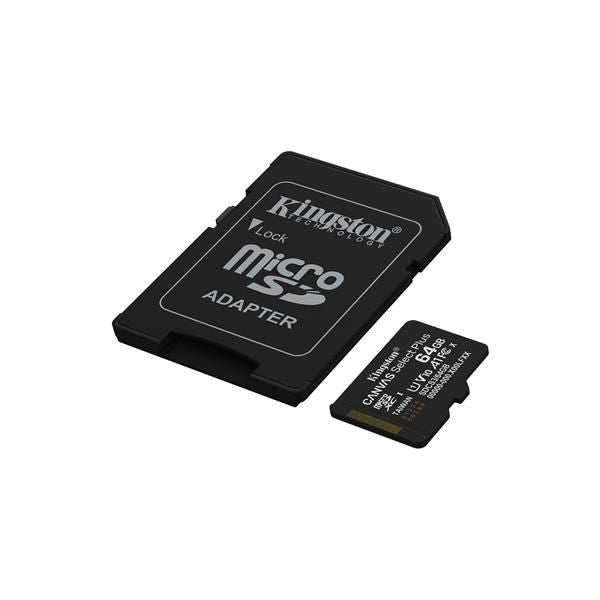 KT 128GB mSDXC Canvas Select+ Adp