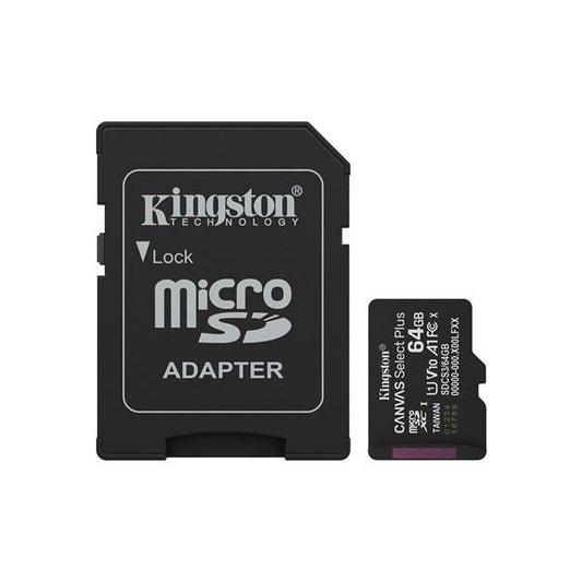 KT 64GB mSDXC Canvas Select+ Adp
