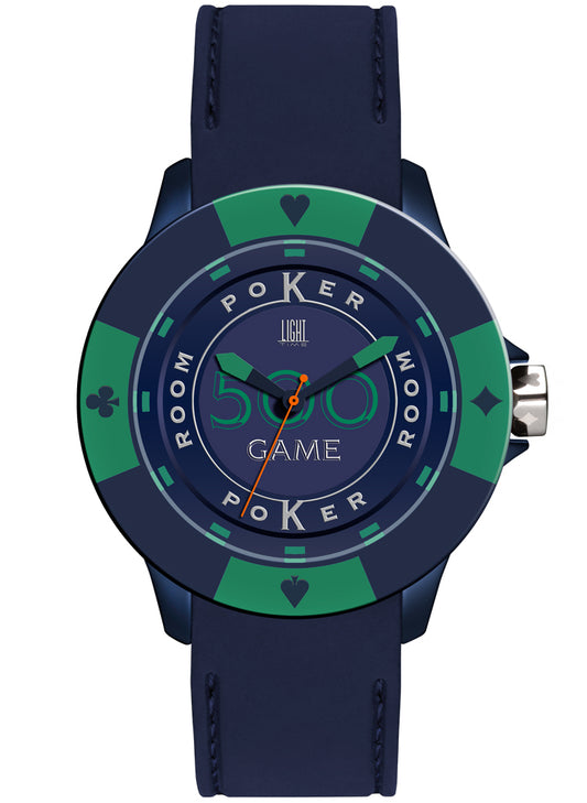 LIGHT TIME Mod. POKER - Blue / Green
