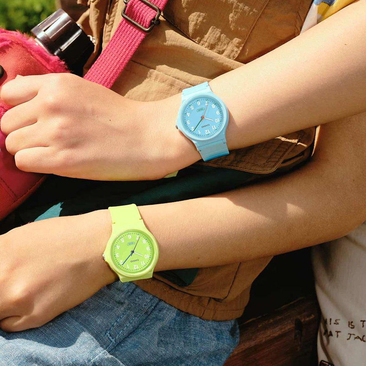 CASIO TIMELESS COLLECTION Mod. POP - BIO RESIN STRAP - LEMON GREEN