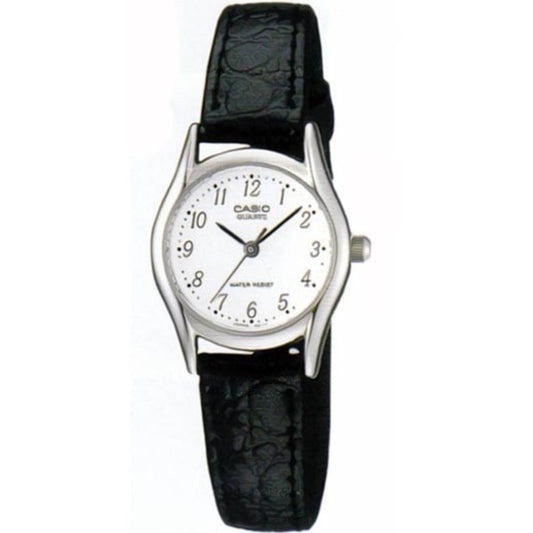 CASIO COLLECTION Mod. ONLY TIME. LEATHER - WHITE