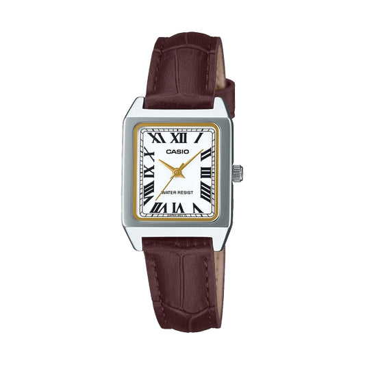 CASIO COLLECTION Mod. TANK, LEATHER - WHITE
