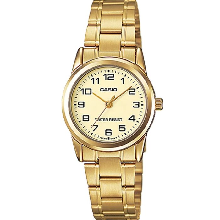 CASIO COLLECTION Mod. LADY 3H. GOLD - CHAMPAGNE