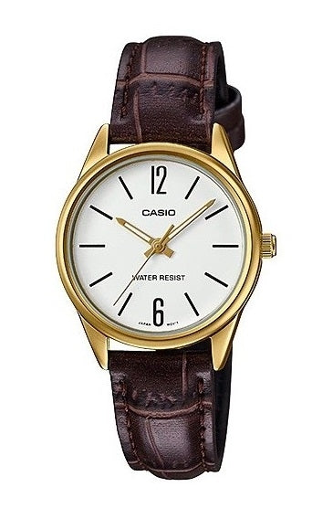 CASIO COLLECTION Mod. ONLY TIME LADY, LEATHER - WHITE