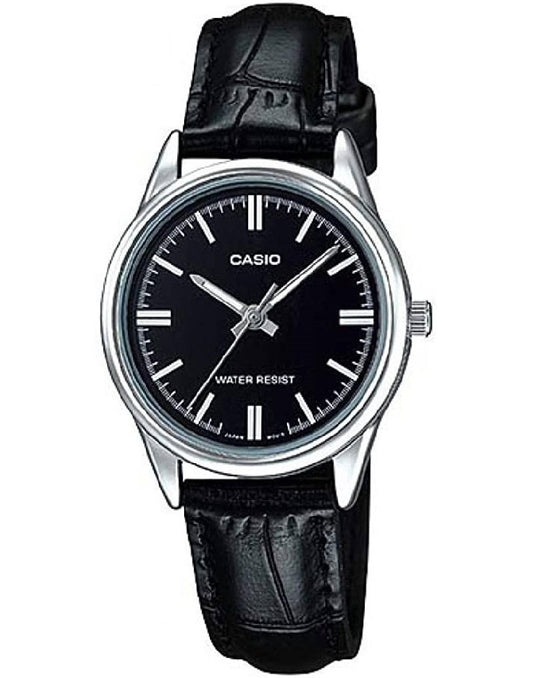 CASIO COLLECTION Mod. ONLY TIME LADY LEATHER - BLACK