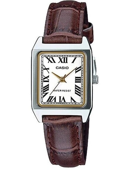 CASIO COLLECTION Mod. TANK, LEATHER - WHITE