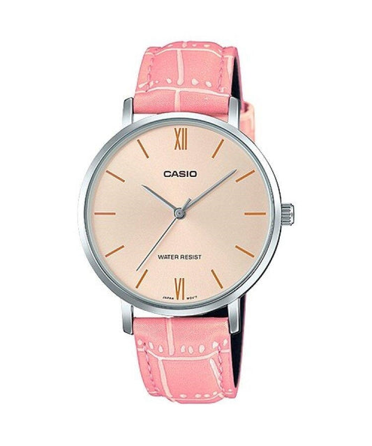 CASIO COLLECTION Mod. MINIMAL. LEATHER - ANTIQUE PINK
