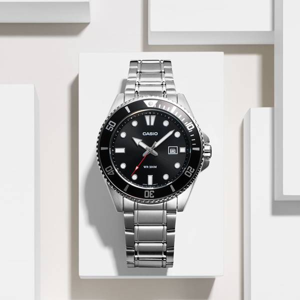 CASIO COLLECTION Mod. DIVER DATE 200M - BLACK