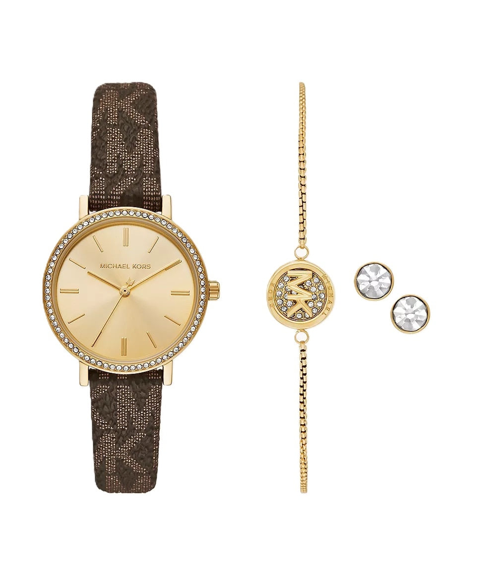 MICHAEL KORS Mod. ADDYSON Special Pack + Bracelet + Earrings