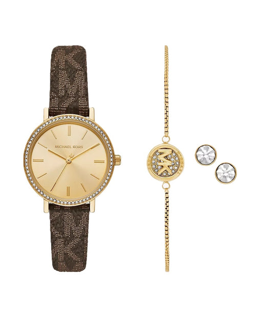MICHAEL KORS Mod. ADDYSON Special Pack + Bracelet + Earrings
