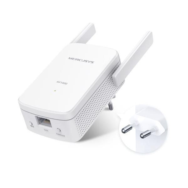 Mercusys MP510 KIT adattatore di rete PowerLine 1000 Mbit/s Collegamento ethernet LAN Wi-Fi Bianco 2 pz
