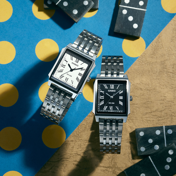 CASIO TIMELESS COLLECTION Mod. TANK - STEEL BLACK