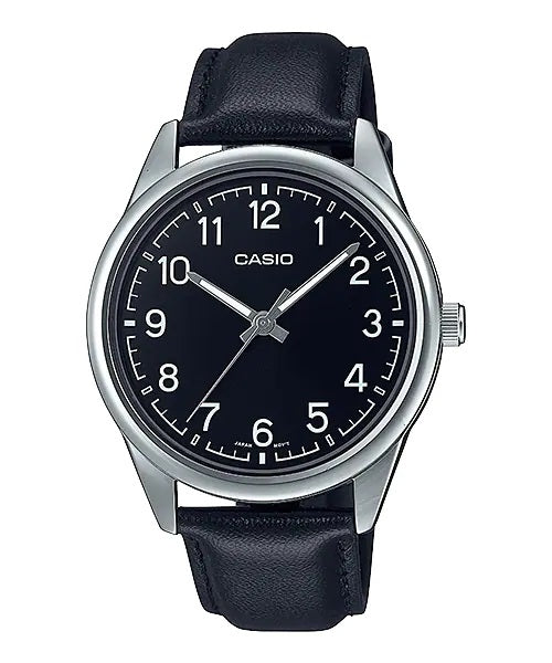 CASIO COLLECTION Mod. CASUAL. LEATHER - BLACK