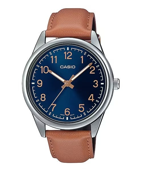 CASIO COLLECTION Mod. CASUAL, LEATHER - BLUE