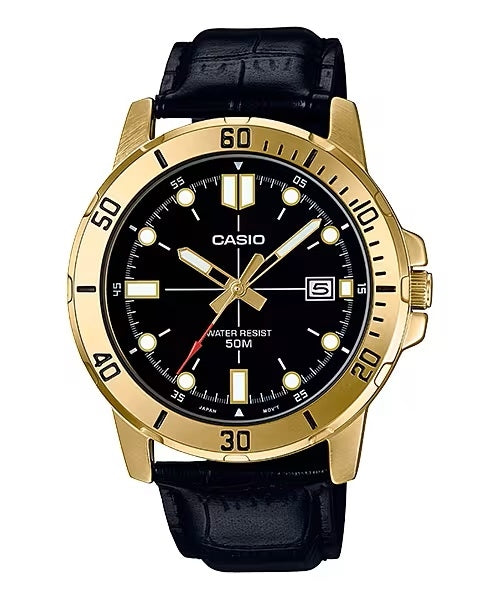 CASIO SPORT COLLECTION Mod. DIVER 50M LEATHER - BLACK
