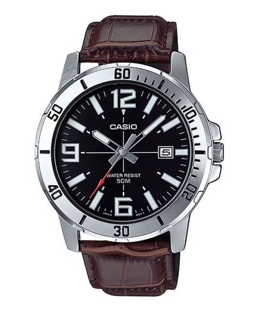 CASIO SPORT COLLECTION Mod. DIVER 50M LEATHER - BROWN