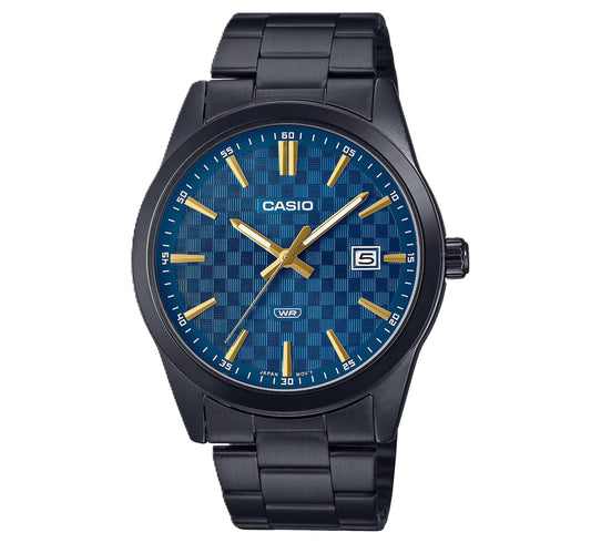 CASIO COLLECTION Mod. DATE - CARBON LOOK - BLUE