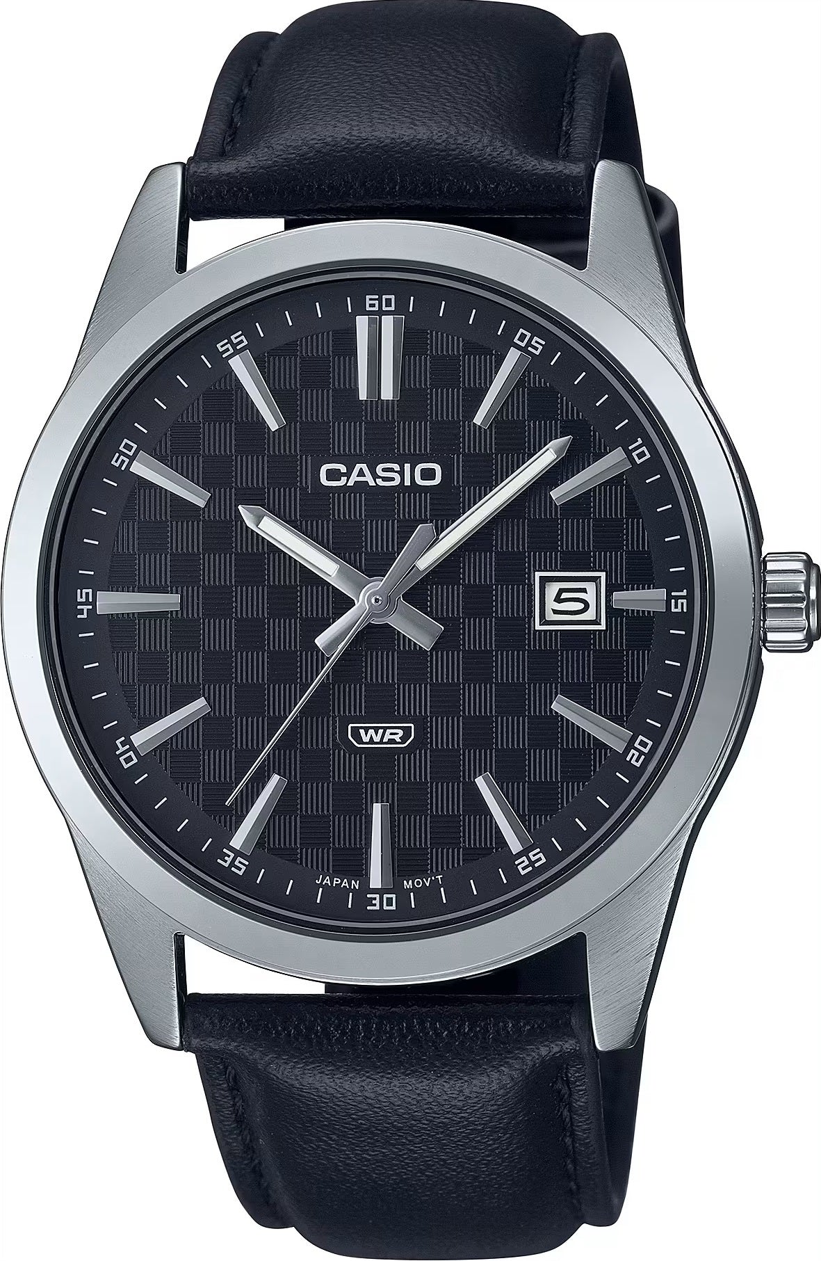CASIO COLLECTION Mod. DATE - CARBON LOOK - SILVER & BLACK