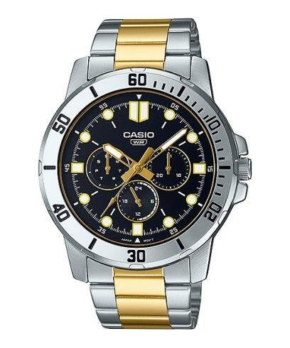 CASIO COLLECTION Mod. DIVER MULTIFUCTION STEEL&GOLD - BLACK