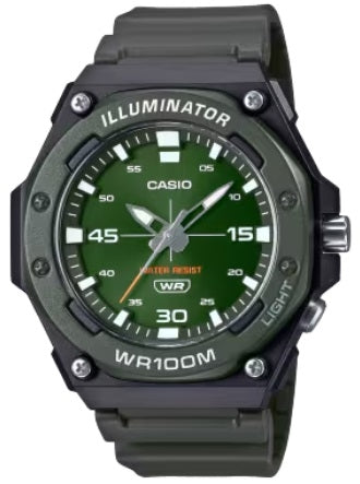 CASIO SPORT Mod. DIVER - ILLUMINATOR WR 100MT - ARMY GREEN