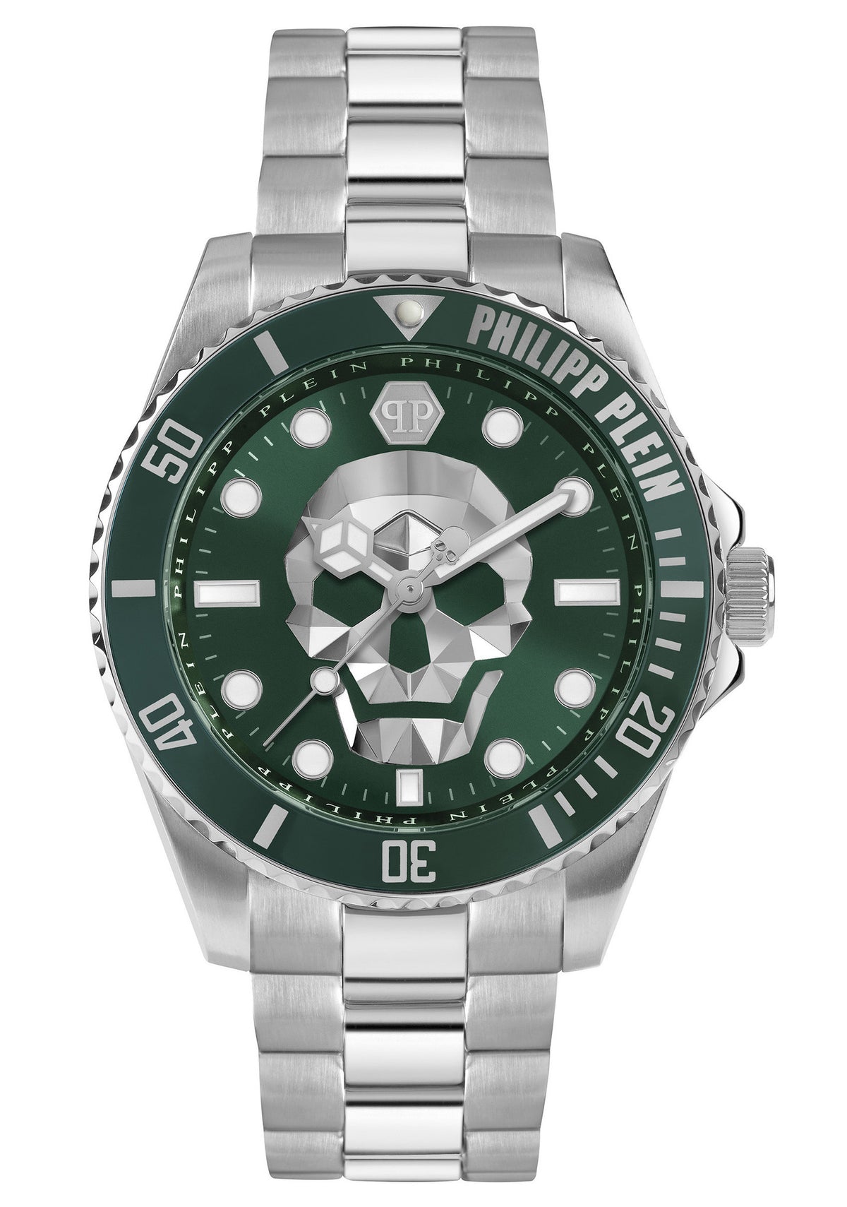 PHILIPP PLEIN Mod. THE $KULL DIVER - GREEN