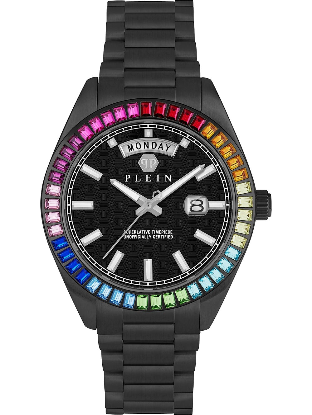 HILIPP PLEIN Mod. ROCK COUTURE DAY-DATE