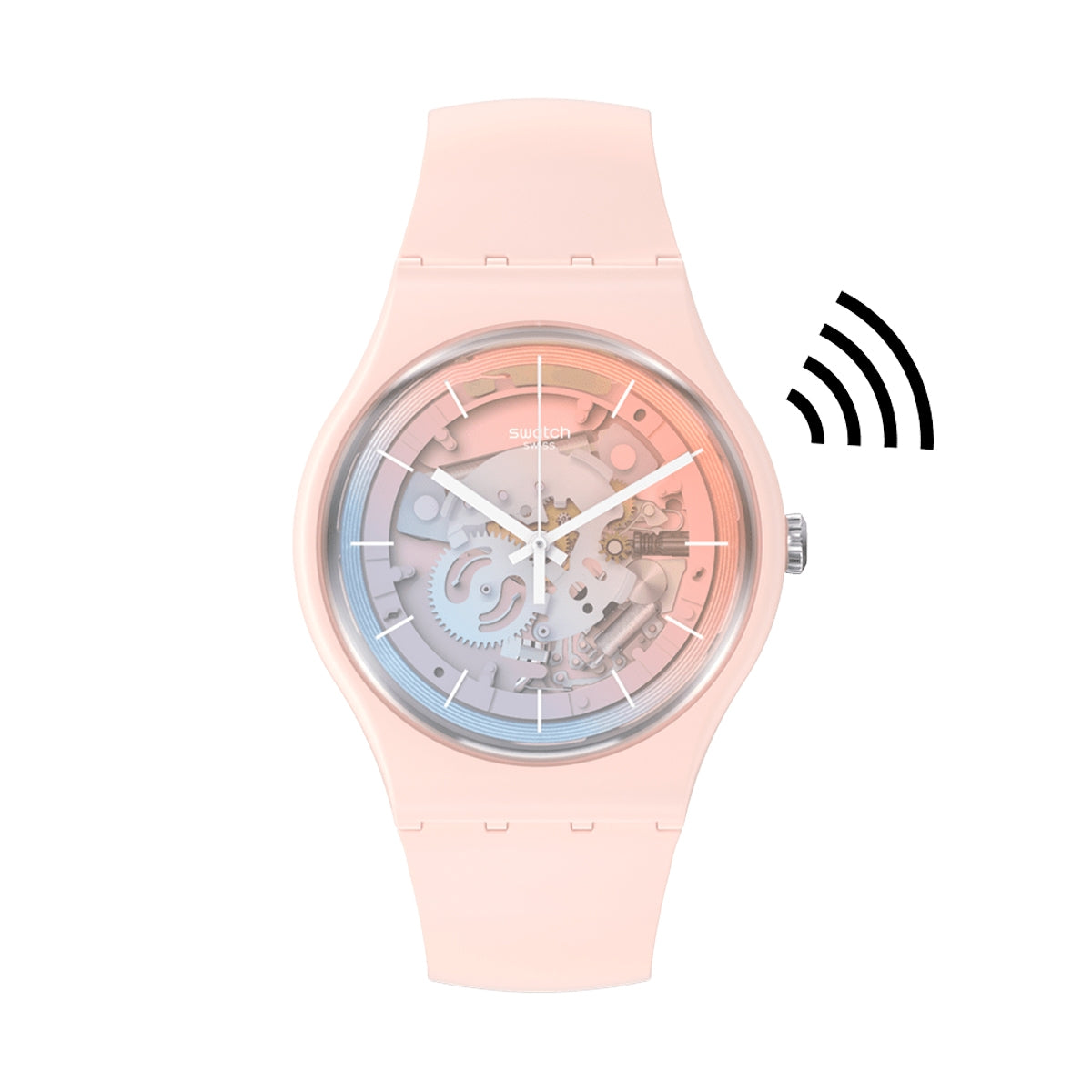 SWATCH Mod. FLEETINGLY PINK PAY!