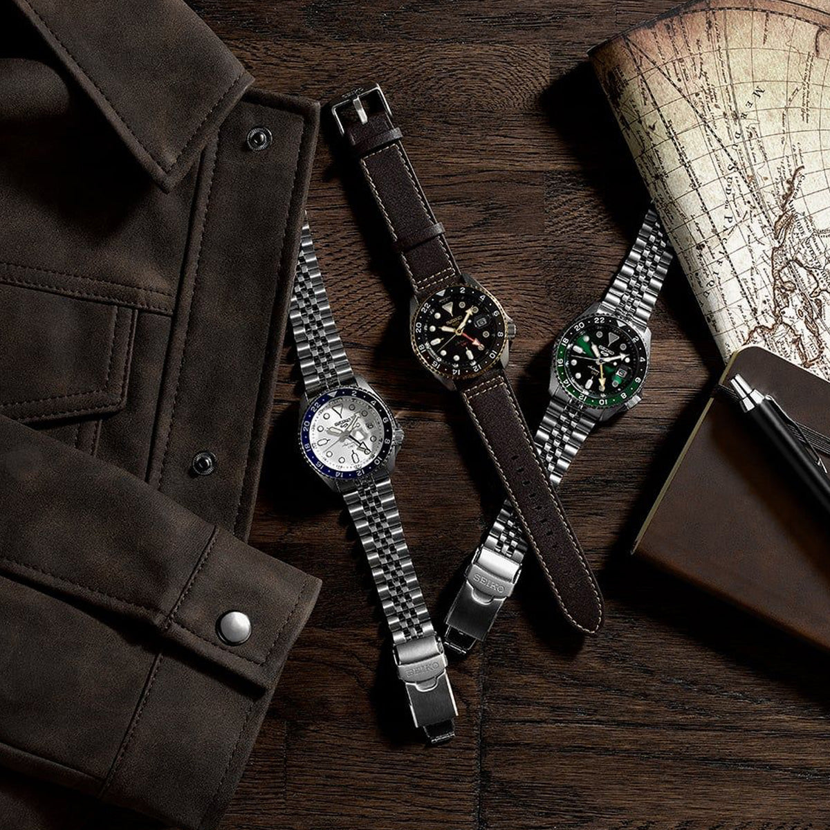 SEIKO 5 Mod. SPORTS AUTOMATIC GMT - FOREST GREEN