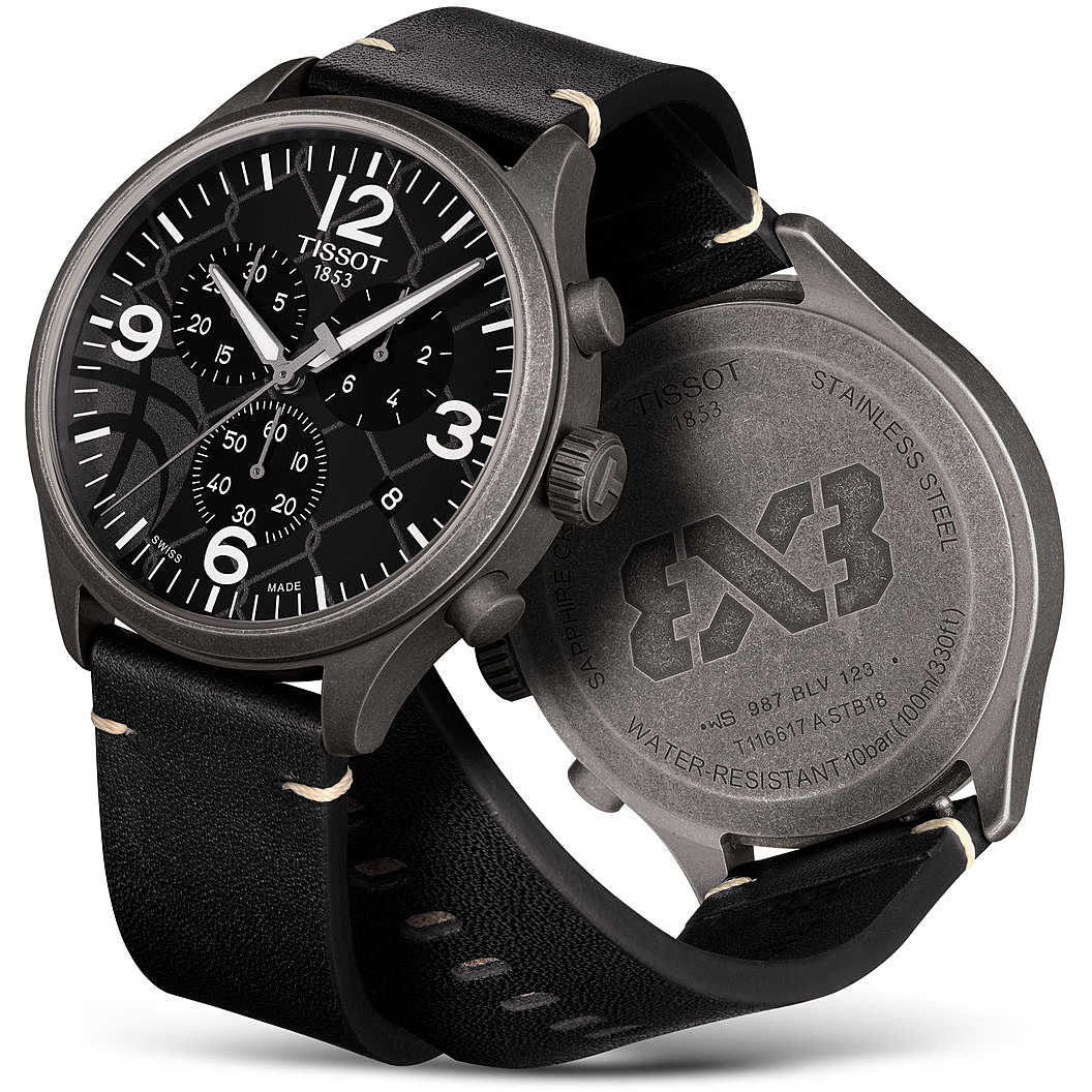 TISSOT Mod. CHRONO XL 3X3 STREET BASKETBALL - Special pack 2 straps