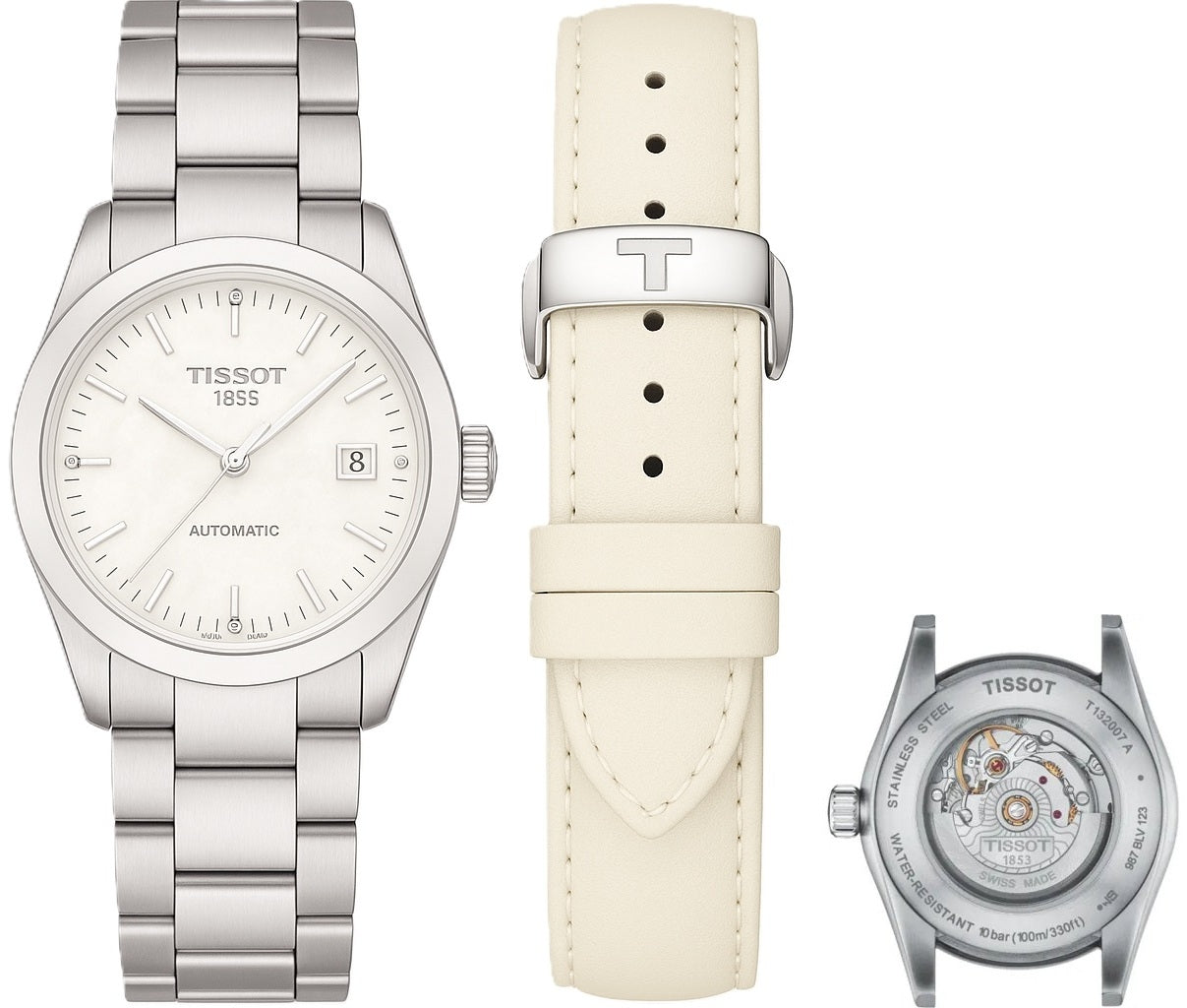 TISSOT Mod. T-MY LADY AUTOMATIC W-DIAMONDS Special Pack + Extra Strap